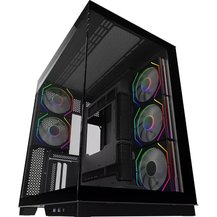 Carcasa AQIRYS Janus Middle Tower ARGB ATX Black