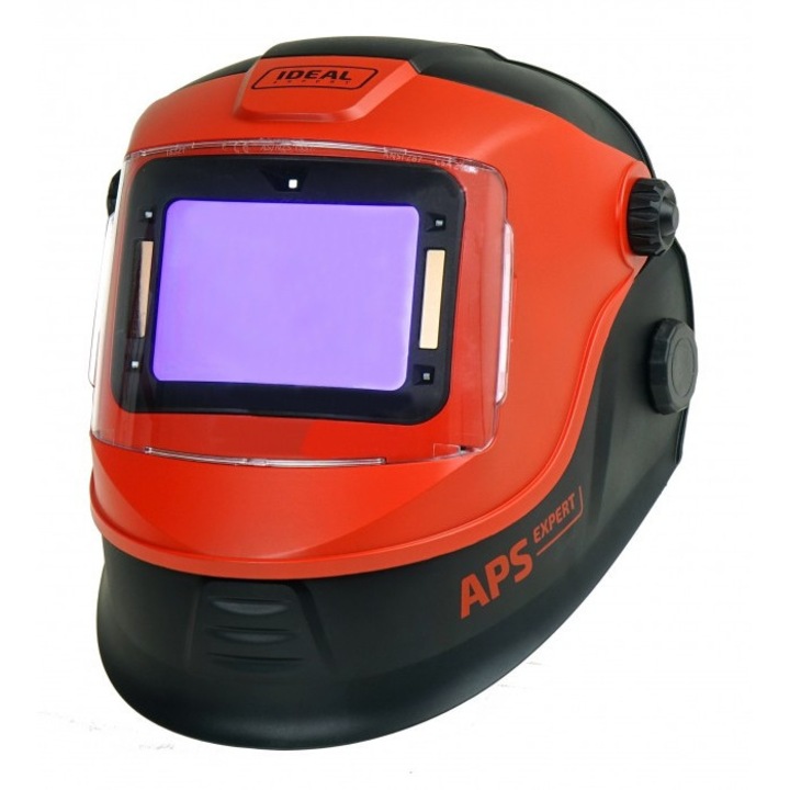 Masca de sudură IDEAL APS Expert P31-A/M, TrueView, 4 senzori, rezistentă la impact, reglare DIN 3-13