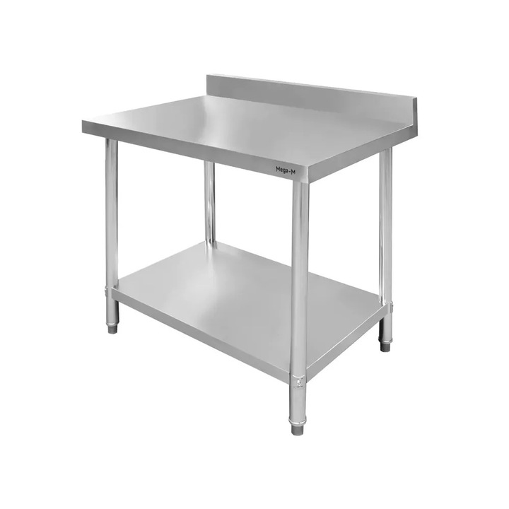 Masa de lucru Mega-M inox 100x70cm, capacitate 150kg