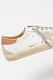 GOLDEN GOOSE, Кожени спортни обувки Super Star деграде, Бял, Кафяв, 41