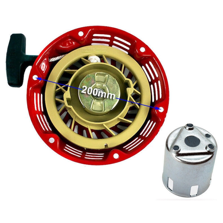 Indító 21,5 CM + indítópohár Honda GX340 GX390 9-13 LE motorhoz