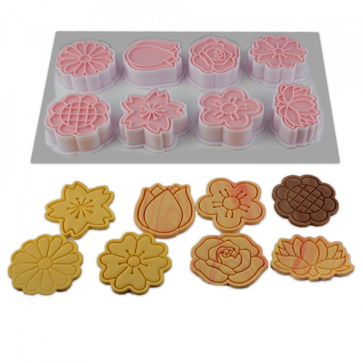 Set decupatoare floare, 8 buc. - Lumea