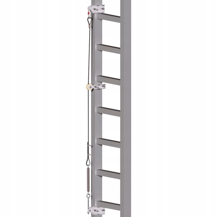 Delta Plus AN802 köztes rögzítő támasz, rozsdamentes acél, univerzális rögzítés, CE tanúsítvánnyal, 8m