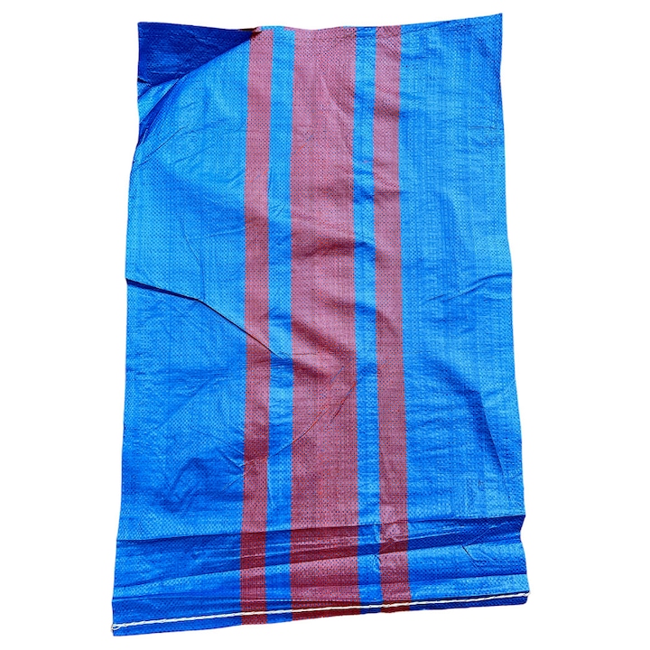 Saci 25 kg din polipropilena, 50 x 80 cm, pentru cereale, pietris, carbune, set 10 bucati