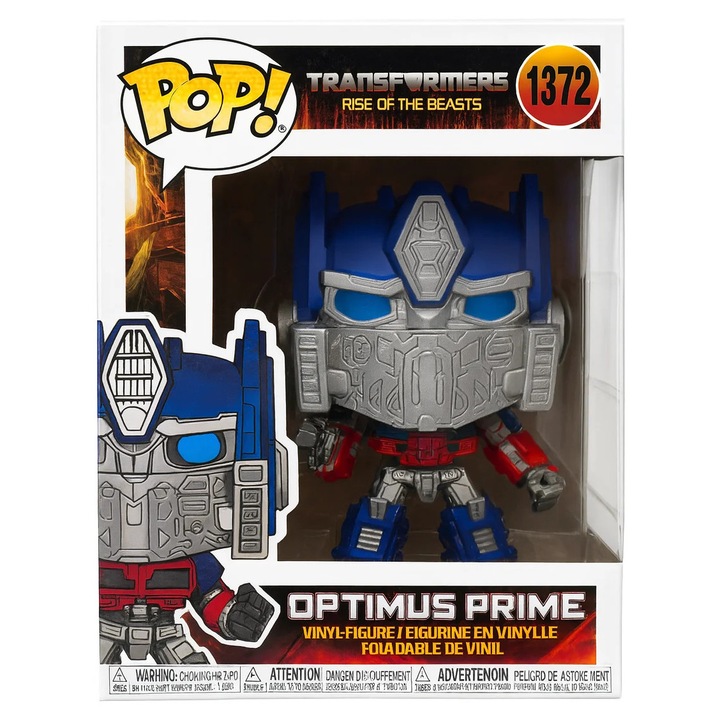 Фигурка Funko POP Optimus Prime 1372, червено-синя, винил, механични детайли