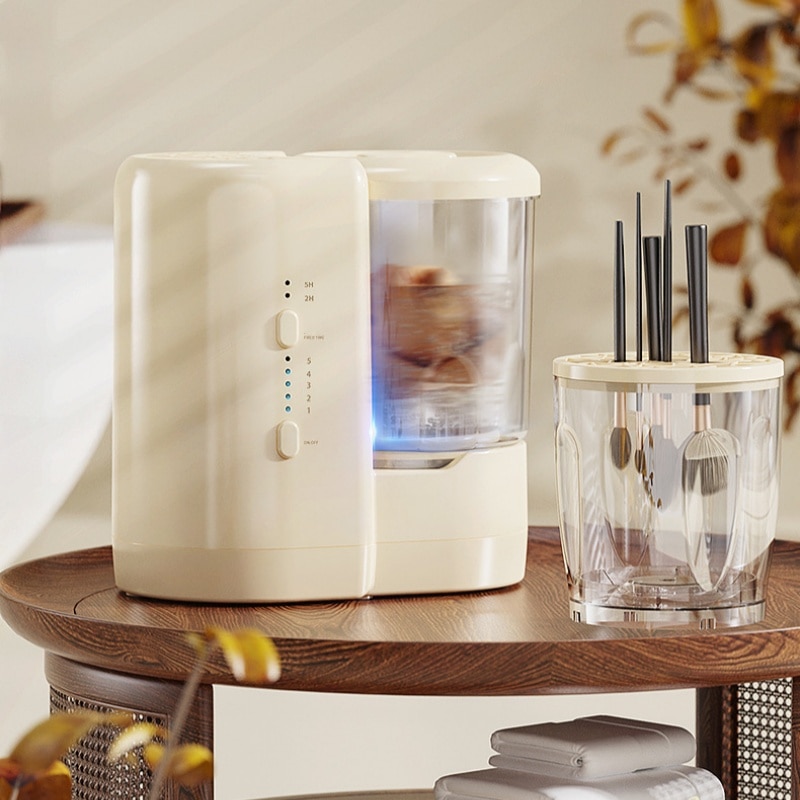 Masina de spalat portabila ORBER, 1600 ml, reincarcabila USB, 20x21 cm, bej