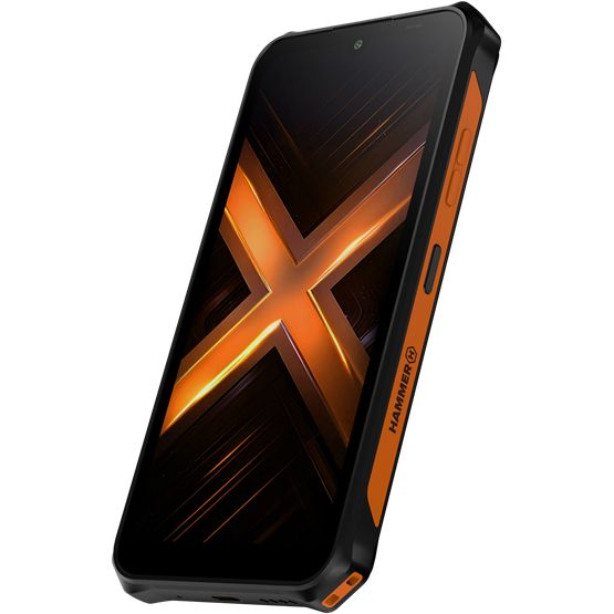 Telefon mobil MyPhone Hammer Energy X2, 128GB, DualSIM, negru/orange, 6,1", 50+20MP, 5000mAh