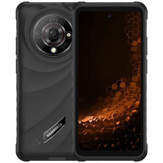 Telefon mobil MyPhone Hammer Iron 6, 128GB, DualSIM, 6,56", negru, 6GB RAM, 6050mAh