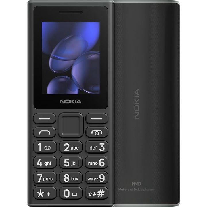 Nokia 105 (2024) DualSIM Black, 293809, Mobiltelefon
