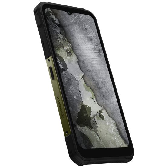 Telefon mobil MyPhone Hammer Construction 2 5G, 128GB, 6GB RAM, 50MP, negru/verde