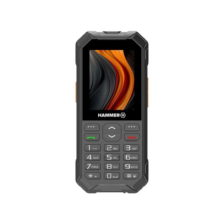 Telefon mobil MyPhone Hammer 6 LTE, 128MB, DualSIM, 4GB, negru, 2,4"