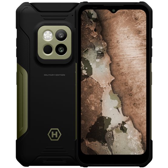 Telefon mobil MyPhone Hammer Construction 2 Thermal 5G, 256GB, 8GB RAM, negru/verde, 6,58"