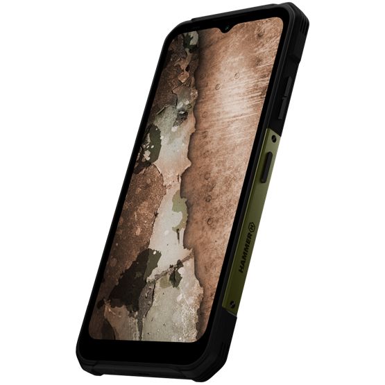 Telefon mobil MyPhone Hammer Construction 2 Thermal 5G, 256GB, 8GB RAM, negru/verde, 6,58"