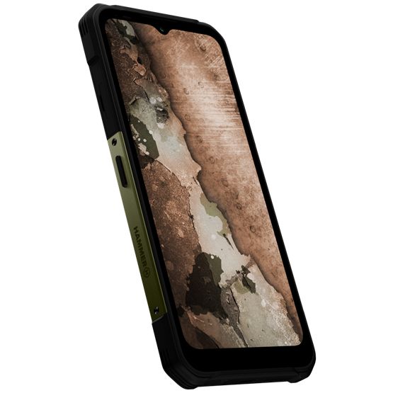 Telefon mobil MyPhone Hammer Construction 2 Thermal 5G, 256GB, 8GB RAM, negru/verde, 6,58"