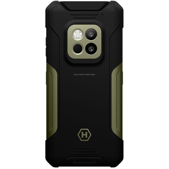 Telefon mobil MyPhone Hammer Construction 2 Thermal 5G, 256GB, 8GB RAM, negru/verde, 6,58"
