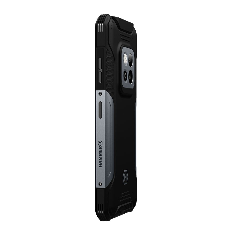 Telefon mobil MyPhone Hammer Construction 2, 128GB, DualSIM, 6,58", 50MP, negru/silver
