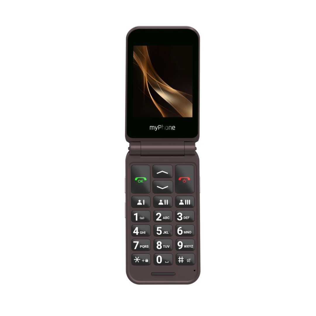 Telefon mobil MyPhone Harmony LTE Praline, 128MB, 2,8", maro, 4G, 1300mAh