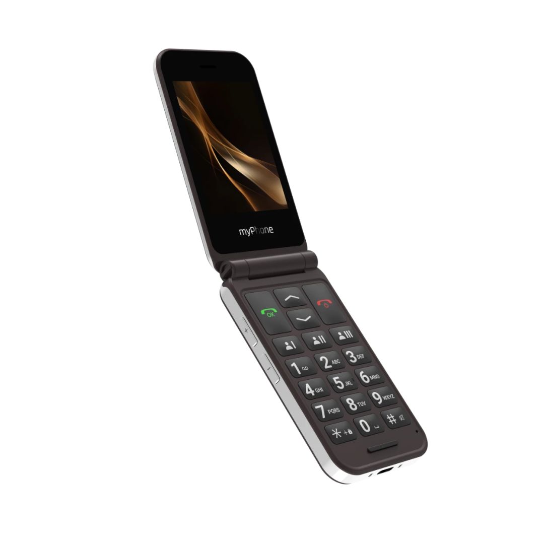 Telefon mobil MyPhone Harmony LTE Praline, 128MB, 2,8", maro, 4G, 1300mAh
