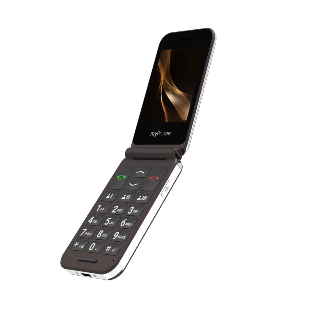 Telefon mobil MyPhone Harmony LTE Praline, 128MB, 2,8", maro, 4G, 1300mAh