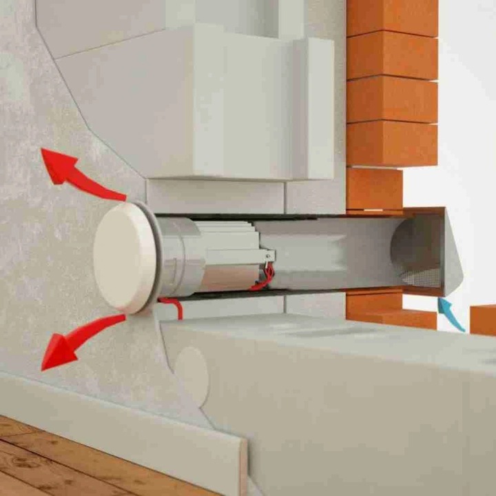 Valva aer extern preincalzit - fi110