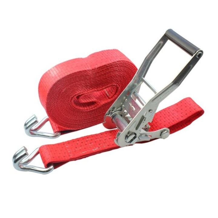 Chinga ancorare marfuri LOADLOK, 9m x 50mm, rezistenta 5 tone, rosie