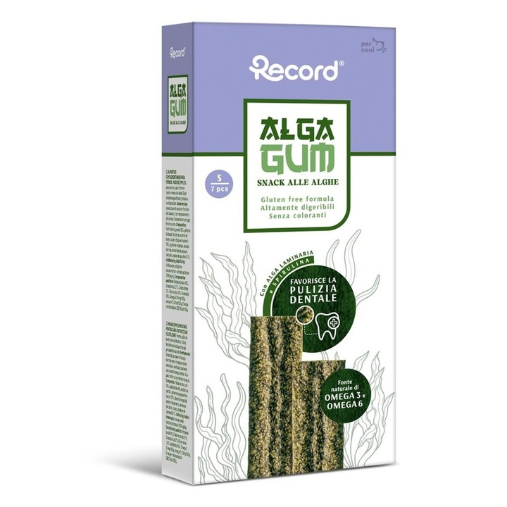 Recompense caini - Alga Gum cu alge marine - 7 bucati
