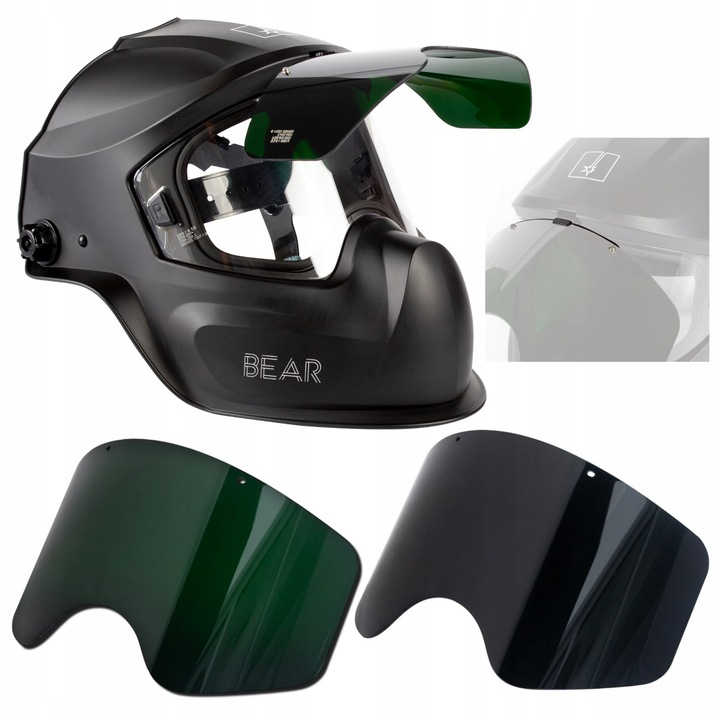 Filtru sudura DIN 8, Spartus, protectie ochi si fata, montaj rapid, rezistent