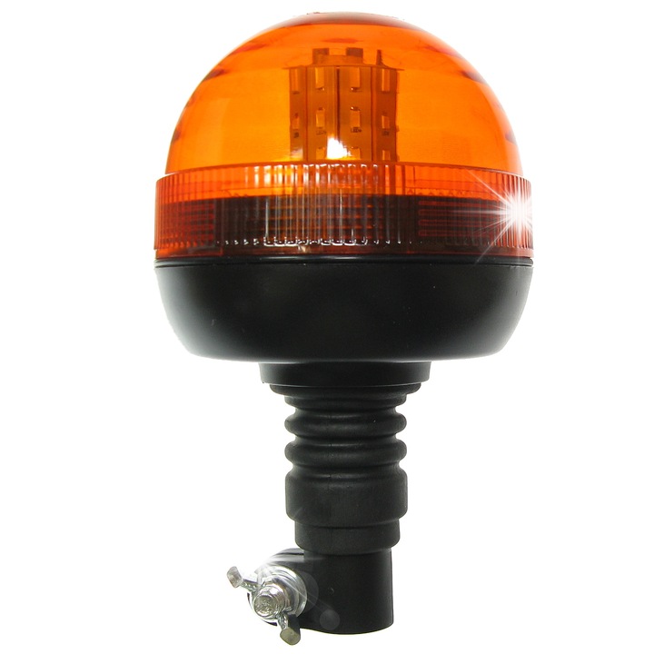 Lampa de semnalizare LED pomaranda pe prindere flexibila, 9-30V DC, dimensiuni 130x210mm, IP65