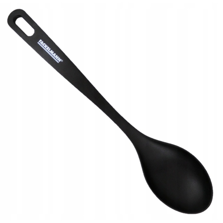 Lingură de servire Fackelmann Fenix 31cm, RPET reciclat, rezistentă la căldură, negru