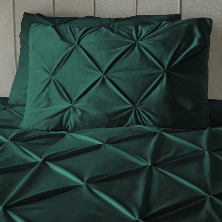 Lenjerie de pat Sleeptime, Verde, 140x200/220 cm