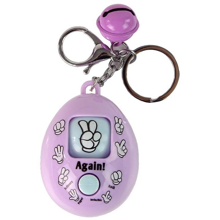 Breloc LEAN TOYS, breloc grafic, roz, 13404