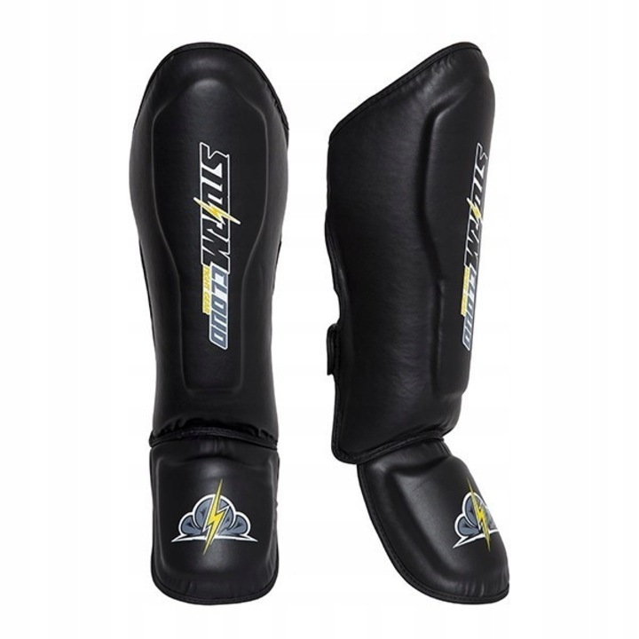Ochraniacze Piszczeli Storm Cloud Chinook 2.0 Classic, negre, marimea S, piele sintetica, prindere ajustabila