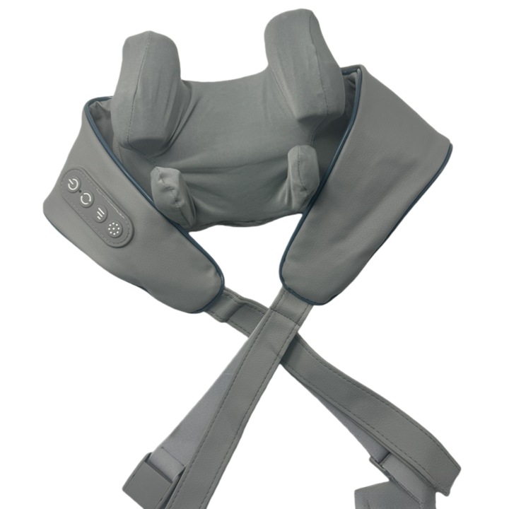 ORBER Aparat De Masaj Pentru Gat, Potrivit Pentru Masajul Intregului Corp, Cu Masaj 4D Pentru Tesuturi Profunde, Functie De Temporizare Si Terapie Cu Infrarosu Pentru Ameliorarea Durerilor De Gat, Umeri, Spate, Talie Si Picioare. Gri