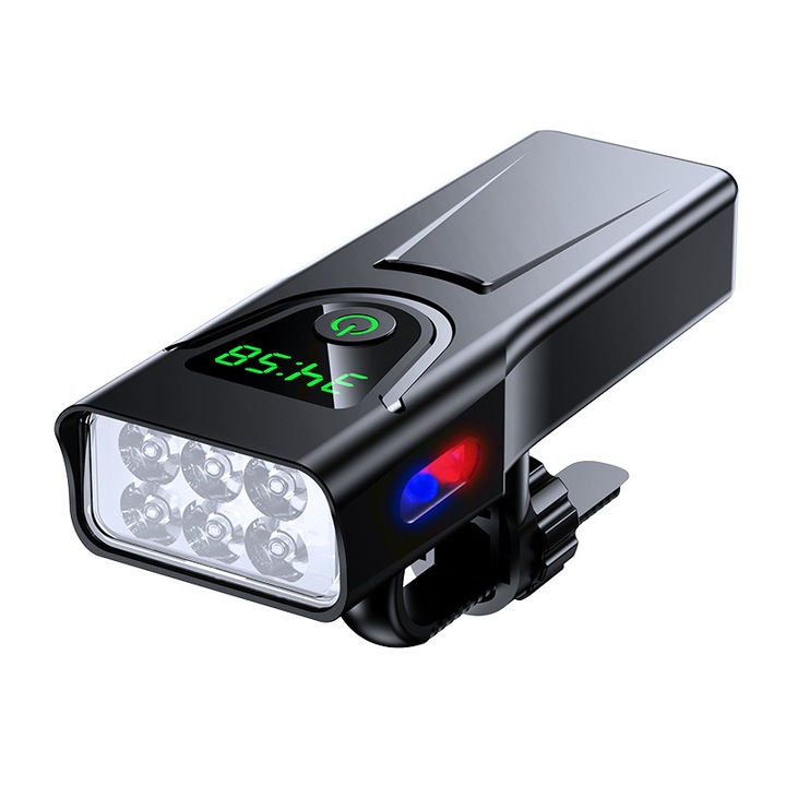 Предни и задни светлини за велосипед, ORBER, 1000 lm, 500m, водоустойчиви, 5200 mAh