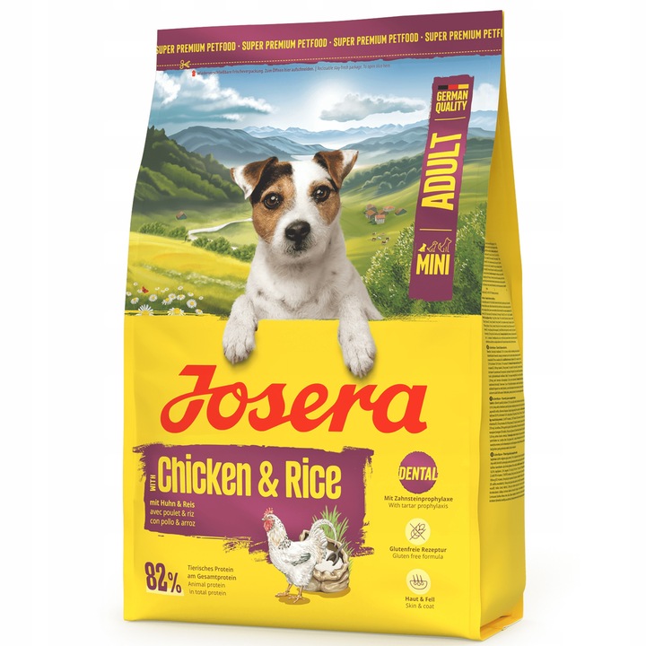Kutyatáp, Josera, 3kg, Csirke/Rizs