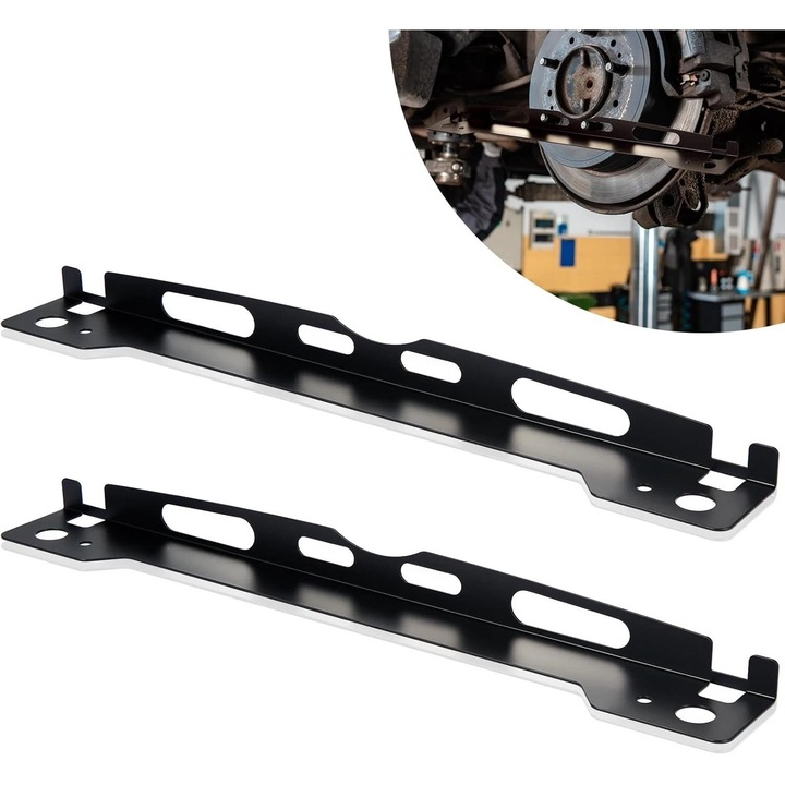 Trusă de scule pentru alinierea roților, Bedee, 2 piese, otel inoxidabil, 60x7, 62cm, negru