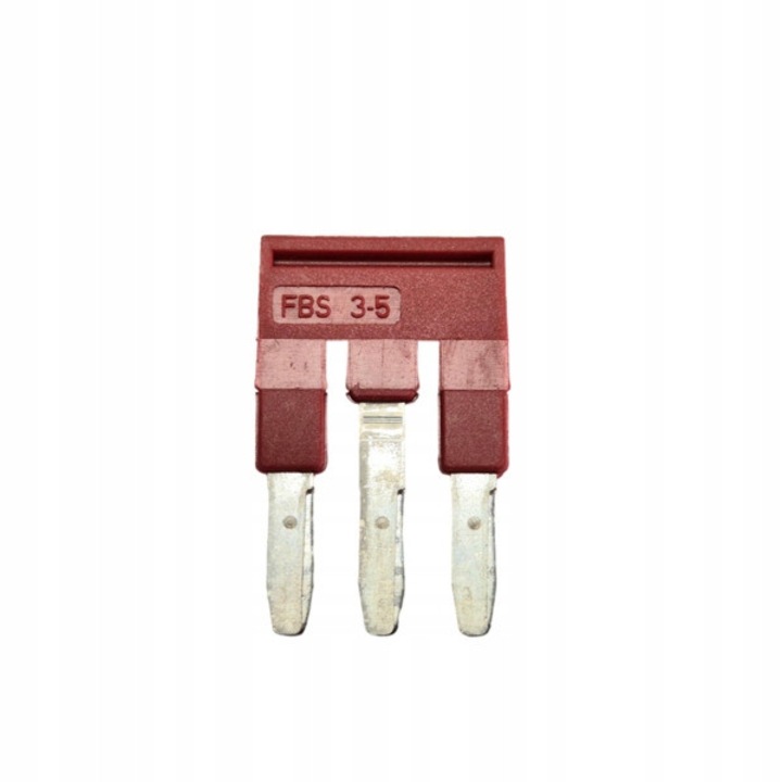 Conector FBS 3-5, PHOENIX CONTACT, 3 poli, rosu, 5mm