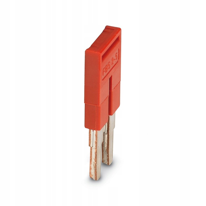 Conector rapid FBS 2-5, Phoenix Contact, 2 poli, 5, 2mm, roșu, 23mm