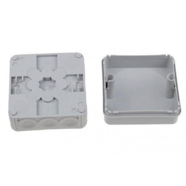 Cutie de distribuție, 10 intrări, combinație 108 60, 76x76x51mm