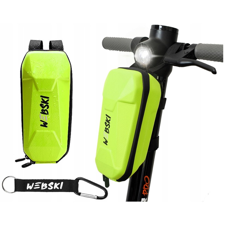 Водоустойчива чанта за багажник Webski, 2 литра, органайзер с отделения, 25x12x10.5см