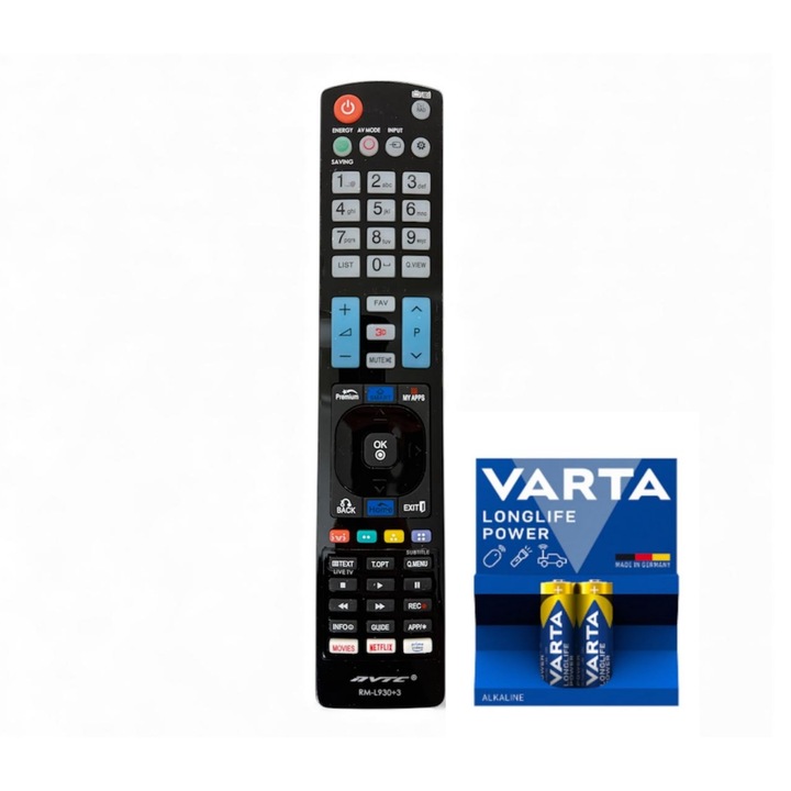 Telecomanda tv universala, Compatibila LG, Acopera 100% gama LG LCD, LED, Smart, baterii incluse, RM-L930+3