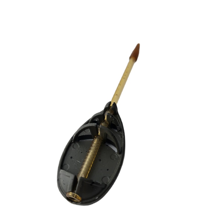 SET 5 accesorii monturi Method feeder Long Cast 70gr, tija lunga, gri/maro