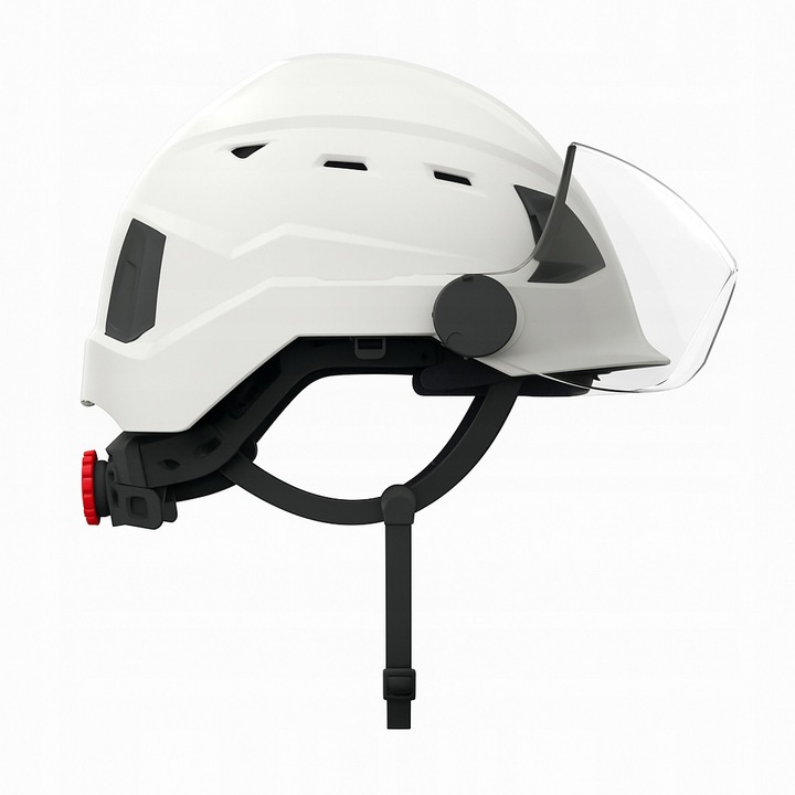 Casca de protecție Protekt ATRA 40V, ventilată, cu vizieră S41, alb, 51-63 cm
