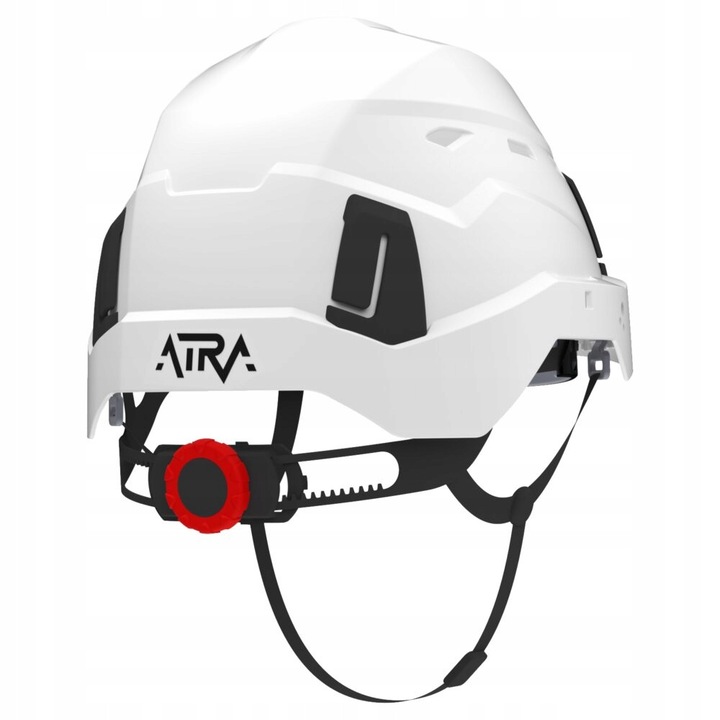 Casca de protecție Protekt ATRA 40V, alb, ventilată, dimensiune ajustabilă 51x63cm