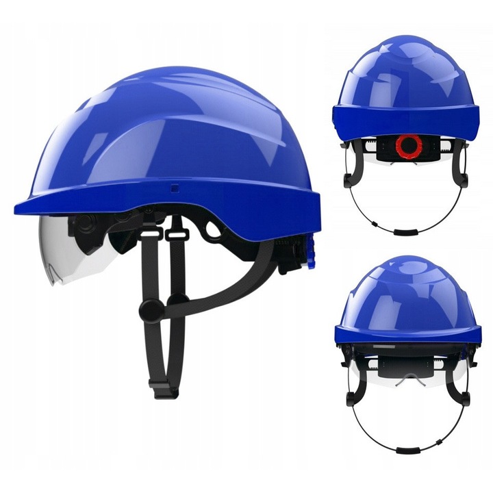 Casca de protectie, Protekt, ATRA 20, electroizolanta, albastra, 51-63 cm