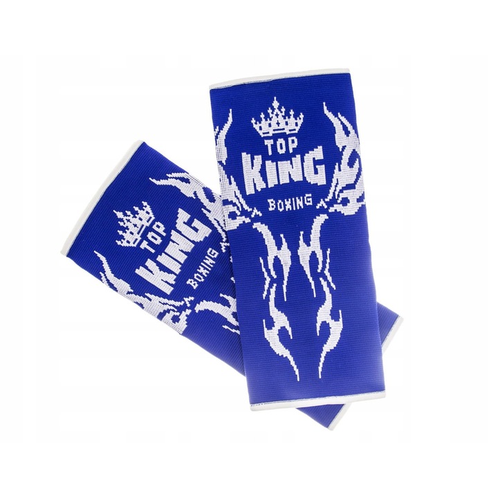 Bandaje elastice Top King, TKANG-02, glezna, albastru, L, set de 2 buc