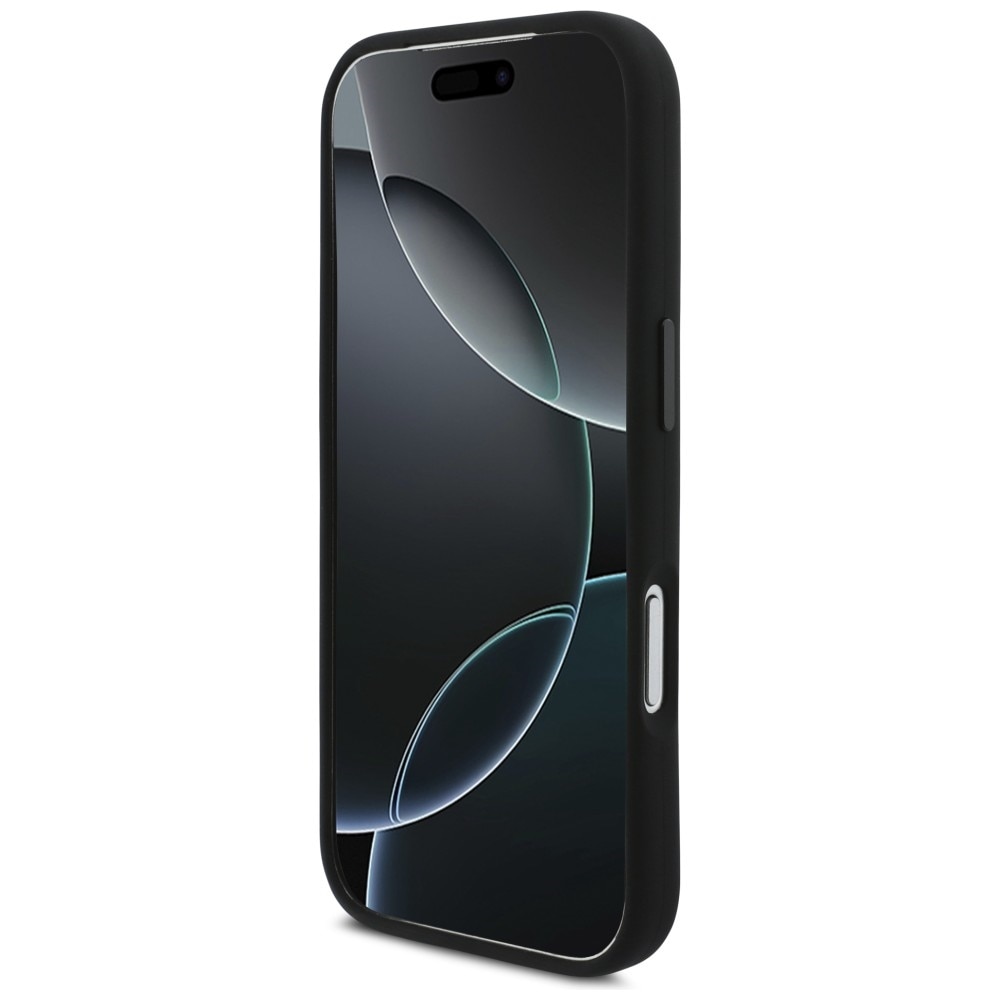 Carcasa BMW M Silicon Logo cu MagSafe compatibila cu iPhone 17 Pro, Negru