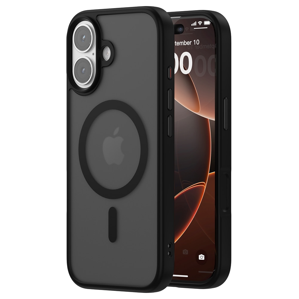 Husa compatibila cu Incarcare Magsafe pentru Apple iPhone 17, CASEY STUDIOS™, de Protectie, Slim, pentru Incarcare Wireless, Margini Ridicate pentru Protectia Ecranului si a Camerelor, Negru