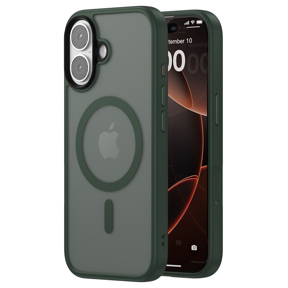 Husa compatibila cu Incarcare Magsafe pentru Apple iPhone 17, CASEY STUDIOS™, de Protectie, Slim, pentru Incarcare Wireless, Margini Ridicate pentru Protectia Ecranului si a Camerelor, Verde Deschis