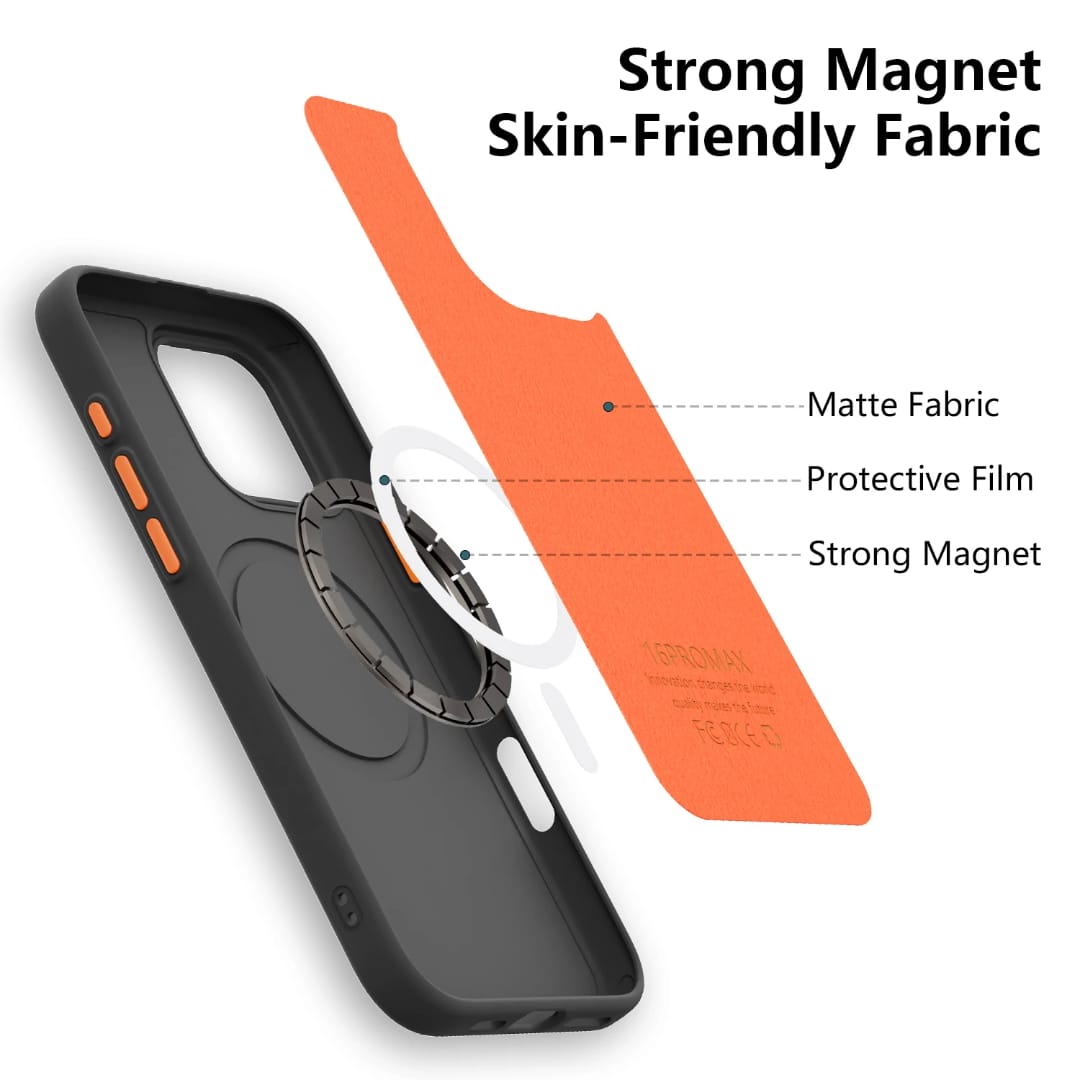 Husă magnetica Case pentru iPhone 17 Pro Max, TPU, culoare mov, margini ridicate, protecție ecran și cameră